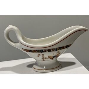 Lamberton Scammell China Creamer Dressing Gravy Boat 6.5" Heavyweight Ceramic